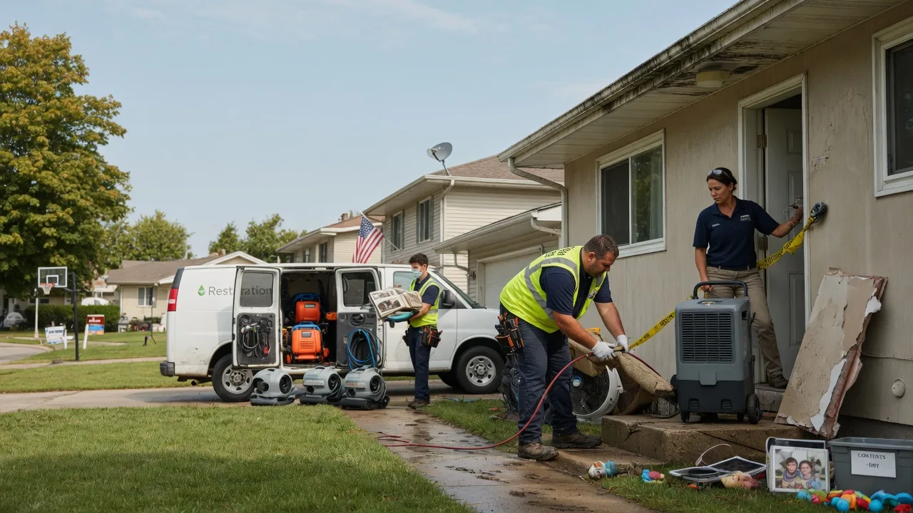 Water Damage Restoration in Stockland, IL near me